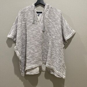 Aerie Grey Hooded Pancho Size XS/S